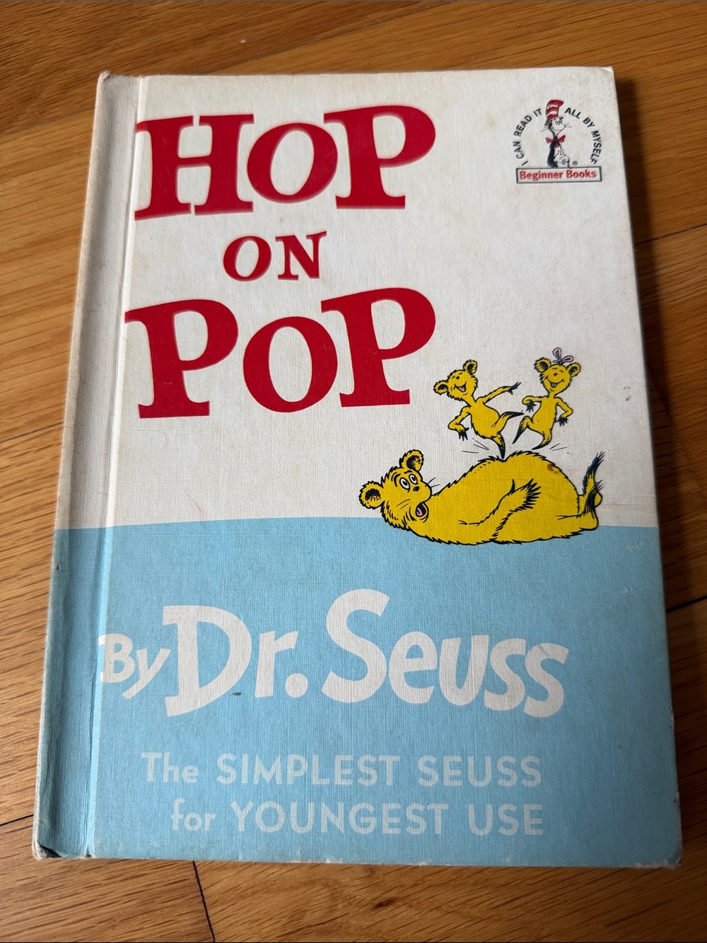 Dr. Seuss Hop on Pop - White, Red, Yellow & Light Blue Hardcover
